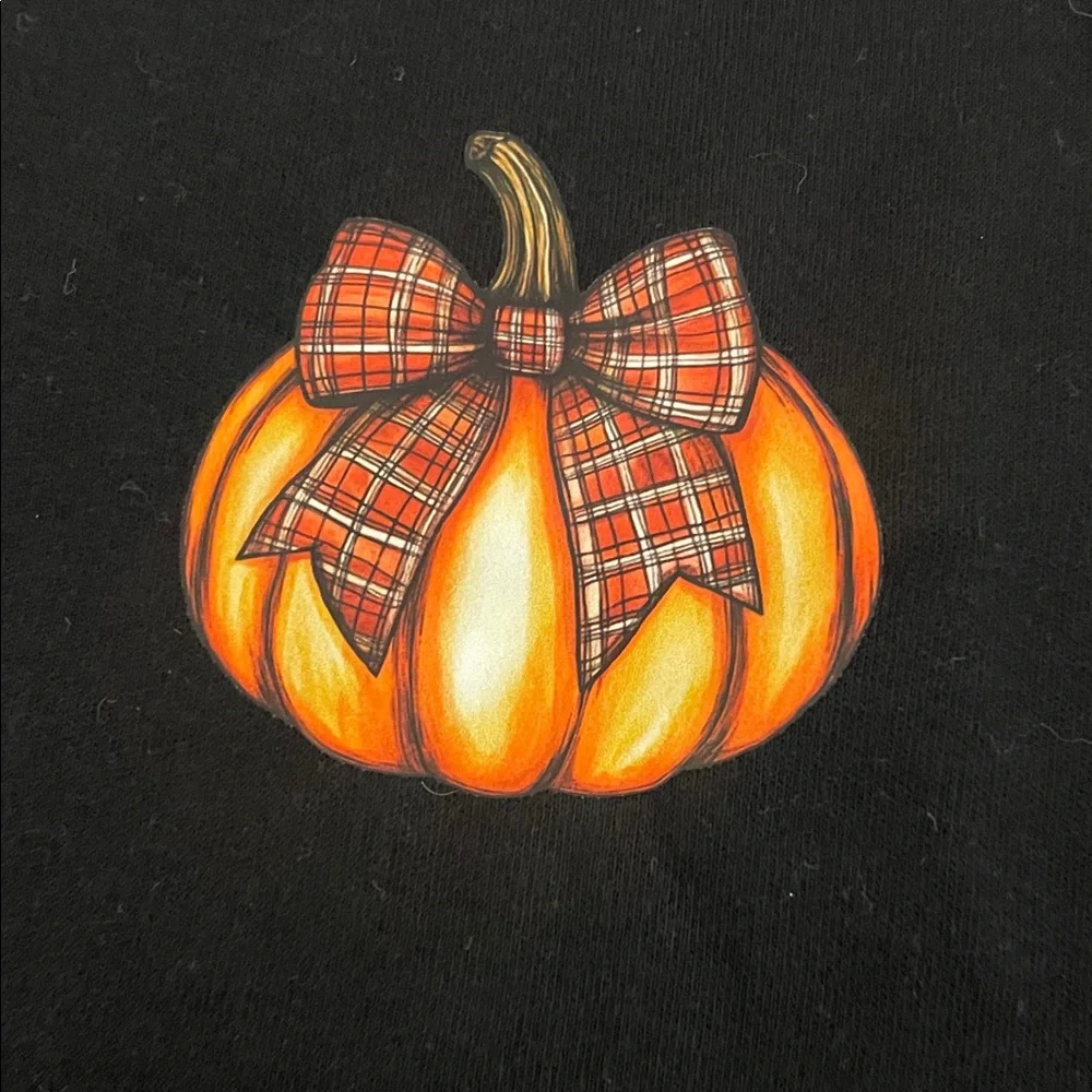 Gerber Black Bodysuit with Pumpkin Design